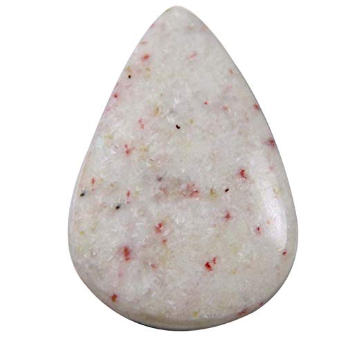 Cabochon en jaspe de cinabre naturel poire pour remplacer vos fausses pierres