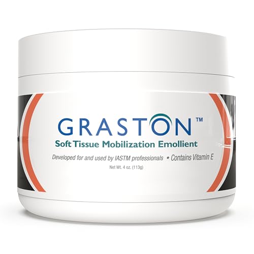 Image of Graston Technique Vitamin E Emollient Massage Cream, 4oz, IASTM, 1-Pack | Massage lotion for physical therapy, enriched emollient formula