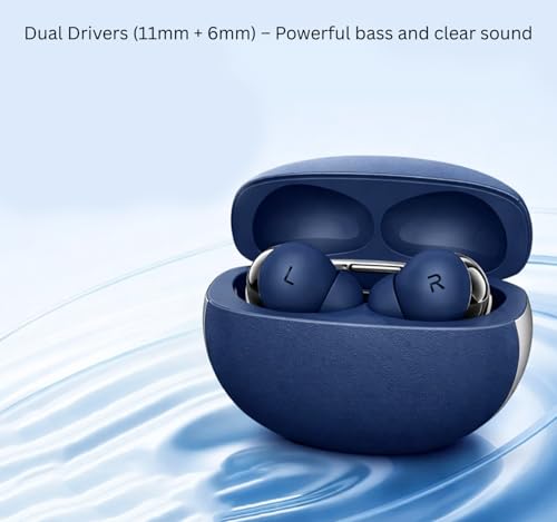 Image of Original for OnePlus Buds Pro 3 True Wireless Earbuds Built for Immersive Spatial Acoustics, Dynamic Bass Boost, Smart Noise Management, Rapid Pairing (Blue)