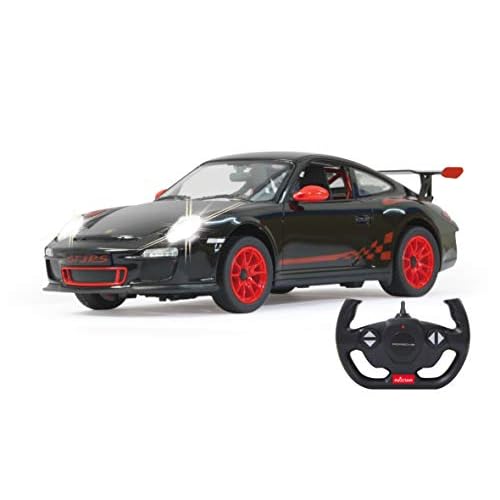 JAMARA 404310 - Porsche GT3 RS 1:14 2,4GHz - offiziell lizenziert, ca 1 Std. Fahrzeit bei 11 Km/h, LED, Perfekt nachgebildete Details, detaillierter Innenraum,hochwertige Verarbeitung