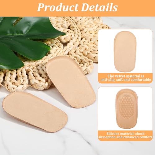 Elevadores de tacón 1/2 pulgada gel silicona para confort miniatura 3