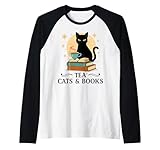 Tea Cats and Books Art
