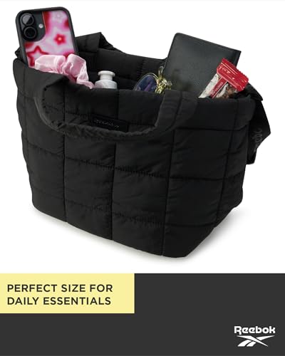 Reebok Crossbody Bags for Women - Lightweight Nylon Small Cross Body Bag Purse with Adjustable Strap for Casual Travel 7