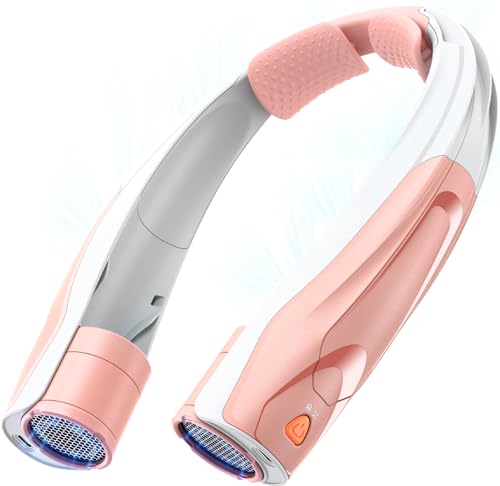 Portable Neck Fan for Girl: No Hair Twisting, Lightweight Personal Fan