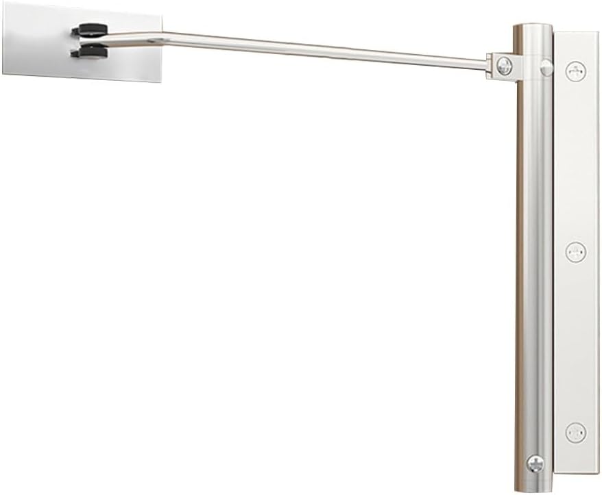 Sliding Door Hydraulic Closer With Silent Buffering Automatic Closure For Enhanced Door Functionality(Silver)