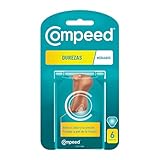 COMPEED Durezas Medianas, Eliminación Rápida, Alivio del Dolor, Pack 6 uds.