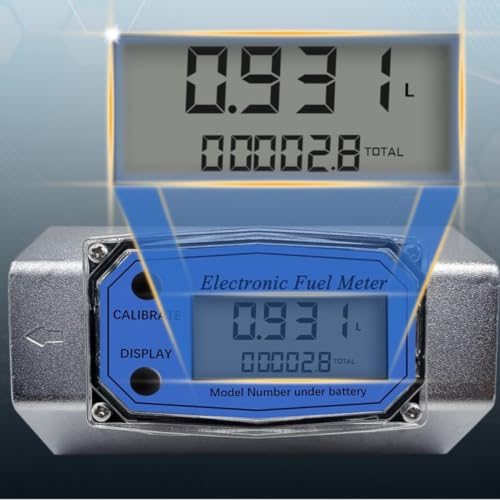 Medidor de flujo de turbina digital de 2,5 pulgadas de aleación para control de agua y diésel 5