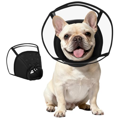 Image of Kuoser Dog Cone Collar After Surgery, Soft Cone for Dogs to Stop Licking, M