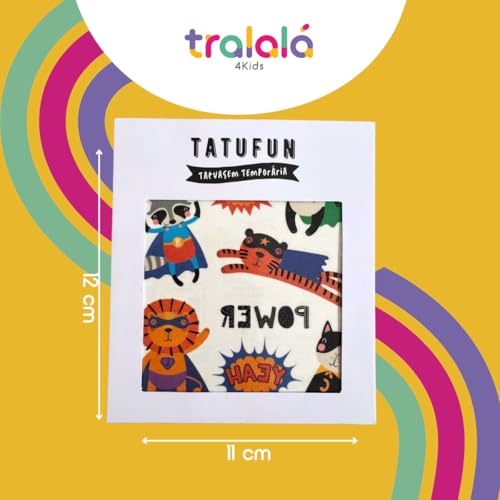 Tatuagem Temporária Infantil Divertida Super Herois Tatufan