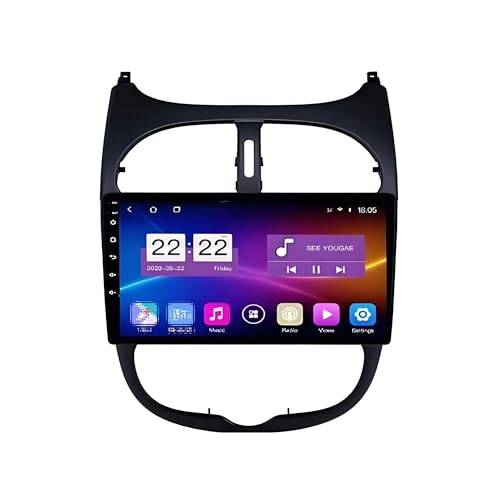 ���C�����X carPlay �A���h���C�h�����\�� �p�̃v�W���[ 206�p Android �J�[�X�e���I 2 Din ���W�I GPS �i�r�Q�[�V���� IPS �^�b�`�X�N���[�� �}���`���f�B�A�v���[���[ 4G Carplay �T�|�[�g