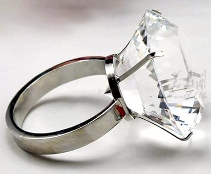 結婚 婚約 Ring 巨大 指輪 サプライズ リング 80号 おもちゃ雑貨 おもちゃ Amazon