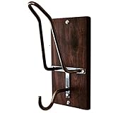 ■【CONFIABILIDAD】: Prolongue la vida útil de su costoso casco con este portacascos montado en la pared, liviano pero de forma resistente. Con este estante, su casco ahora podrá secarse al aire, se monta directamente en su pared.