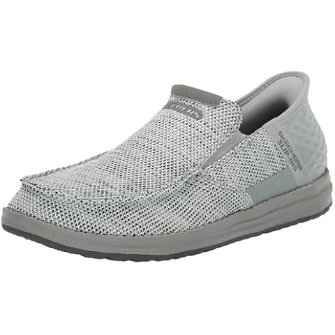 Skechers USA Men's Men's 210840 Moccasin, LTGY, 7.5 Cover