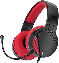 Nitho Janus Gaming Headset for PS4, PC, Xbox Series X/S, Xbox One, Switch, Mobile, Noise Cancelling Over Ear W