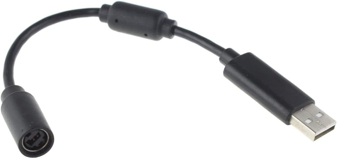 USB Cable for Xbox 360 PC Gamepad Controller Adapter Black
