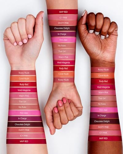 MAKI YIKA Pink Lipstick for Women Color Stay Long Lasting Lipsticks, No Smudge Matte Liquid Lipstick Transferproof Cruelty-Free Lip Color |First Class