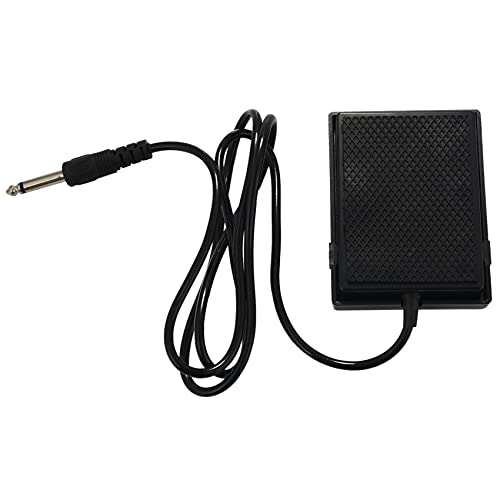 Quystetes Interruptor Controlador Pedal De Apoyo De Pie De Piano Electrónico Universal Compatible Pedal Del Amortiguador Teclados