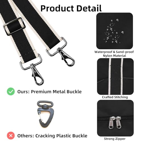 WALNEW AirTag Holder for Wallet And Travel Bag Bundle|Ultra Slim Thin 0.1 inch Thickness Airtag Card Holder|Travel Duffel Bag Weekender Overnight Carry On Bag for Women Men4