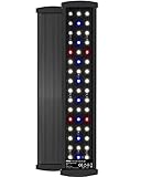 Durch die flexible Anpassung der beiden Schienen, können die Aquarienbeleuchtung auf Aquarium mit einer Breite von 28 bis 42 cm eingesetzt Werden.