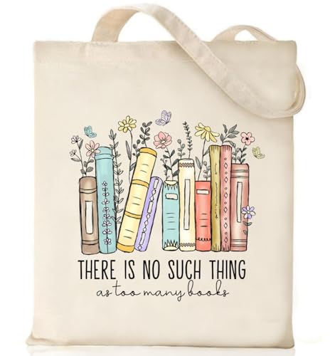 Nioobager Canvas Tote Bag for Women with Inner Pocket, Aesthetic Shoulder Book Bags Gift Totes Shopping Reusable Grocery Bags