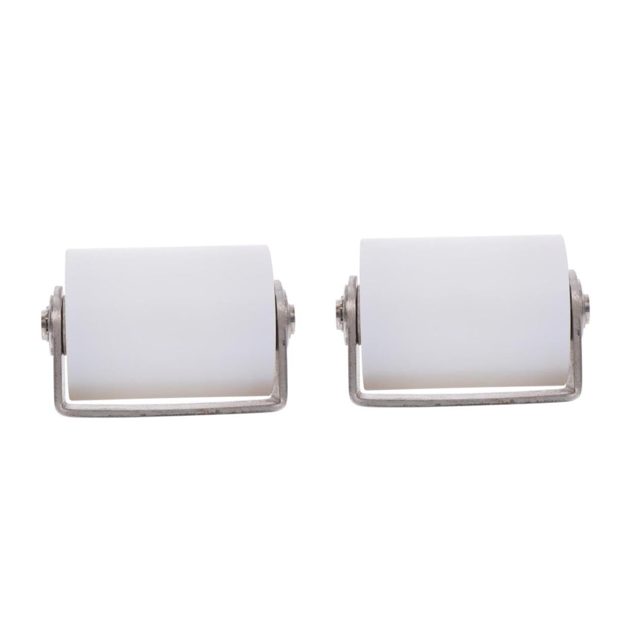 OUNONA 2 Pcs Positioning Pulley Rolling Door Guide Wheel Reinforced Screw of Applications Silent Operation