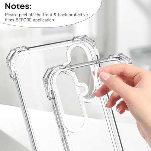 BEIMEITU Strap Case for Samsung Galaxy S26 Crossbody Rope, Women Anti-Shock Cover with Adjustable Neck Cord Strap, Transparent Clear PC Lanyard Phone Case for Samsung Galaxy S26 Summer by BEIMEITU - Used condition - Image 2