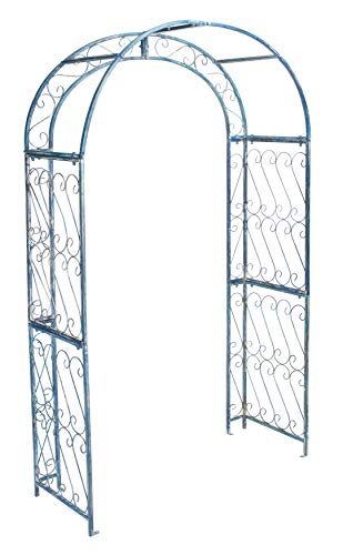Safavieh Pat5007C Outdoor Collection Pagan Victorian Antique Arch, Mossy Blue #TOP2