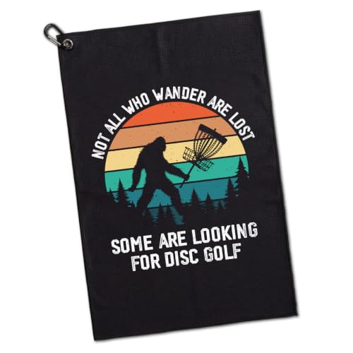 GEYGIE Not All Who Wander are Lost Some are Looking for Disc Golf Towel
