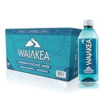 Waiākea - Hawaiian Volcanic Naturally Alkaline Water - Pēpē 24 Pack (330 mL, 11.1 Fl Oz) - pH Range 7.6 to 8.2 - Natural Volcanic Rock Filtration - Electrolytes and Minerals - Water Bottles 24 Pack