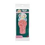 Scotch-Brite Pop Up Kitchen Sponges, Unique Compressed Kitchen Sponge for Cleaning Gently, Floral Pattern Dish Scrubber That Expands with Water, 3 Scrubbing Sponges