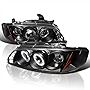 SPEC-D TUNING Black Projector Headlights Compatible with 2000-2003 Nissan Sentra Left + Right Pair Headlamps Assembly