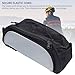 SPYMINNPOO Rear Carrier Bag for Bikes, 600D Polyester Water Proof Bikes Rack Bag, U Shaped 2 Way Zipper Reflective Bag with Shoulder Strap