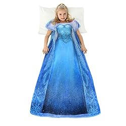 Blankie Tails Easter Gift for Frozen Lovers | Disney Frozen 2 Elsa Wearable Blanket,, Parties, and Daily Use, Elsa