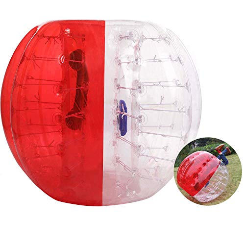 Hurbo Inflatable Bumper Ball Bubble Soccer Ball Giant Human Hamster Ball for Adults and Kids (Red)