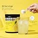 KEY NUTRIENTS Multivitamin Electrolytes Powder No Sugar - Refreshing Lemonade Electrolyte Powder - Sodium & Energy Supplement - Hydration Powder - No Calories - 90 Servings - Made in USA