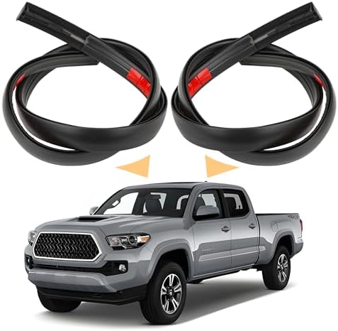 2PCS Roof Drip Molding Weatherstrip Compatible with Toyota Tacoma