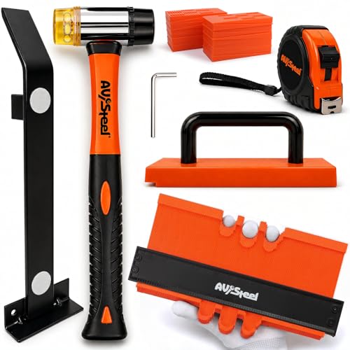 AV Steel 45-Piece Laminate Flooring Tools, Heavy Pull Bar, Solid