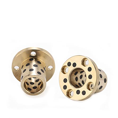 Douille laiton graphite de haute précision bague à bride usinée modèle MPKZ - 5