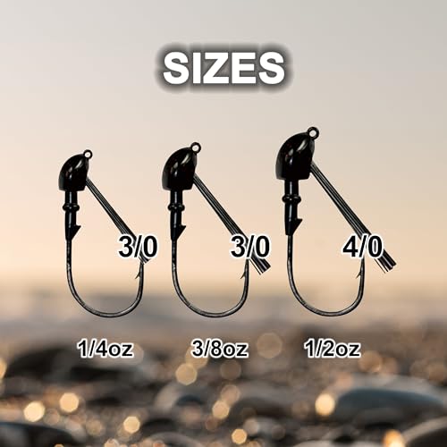 Reaction Tackle Tungsten Swim Jig for Bass Fishing - 1/2 oz Camo Craw