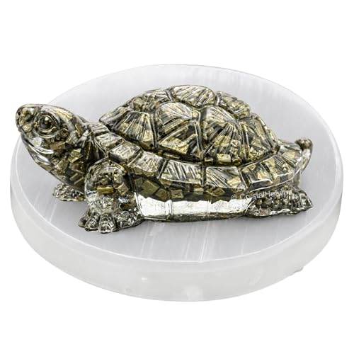 Image of Pyrite Tortoise Original Certified, Pyrite Turtle Energy Symbol