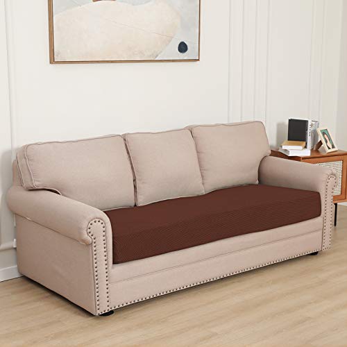 Image of Easy-Going Stretch 1 Piece Oversized Couch Cushion Cover for Sofa