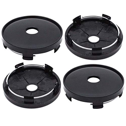 Autut 4 Pcs 60Mm Automotive Wheel Center Hub Cap Plastic Snap In Type Wheel Hub Cover #TOP5