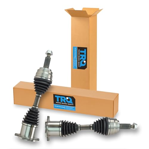 TRQ Front Driver & Passenger Side CV Axle Assembly Set for 97-02 Ford Expedition 4WD 97-03 F-150 4WD...