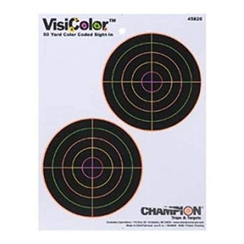 Champion Traps and Targets Champion VisiColor Double Bulls Target (5-Inch, Pack of 10)
