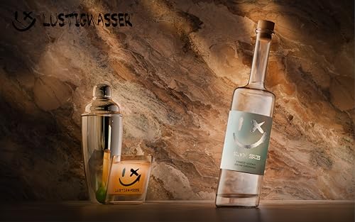 LUSTIGWASSER® SILVER SERIES Vodka · Edler deutscher Premium-Vodka aus Winterweizen & feinstem Schwarzwälder Wasser · 700 ml, 40 % Vol · weich, nussig & elegant · Geschenkidee im stilvollen Design