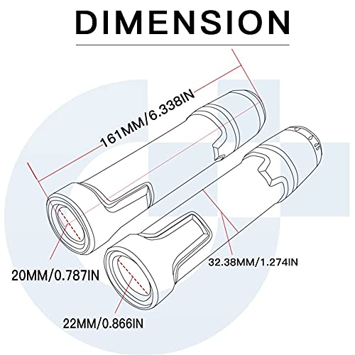 Manopole per moto per Ya&maha per TMAX 500 530