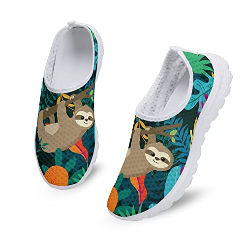 Dolyues Zapatillas de enfermera de moda - Colorido tie-dye para mujer zapatos para caminar Corgi Dog Butterfly Low Cut Sport Mesh Shoes, perezoso, 36.5 EU Cover