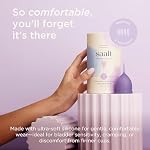 Saalt Soft Menstrual Cup – Reusable Period Cup – Made for Comfortable, Leak-Free Protection Up to 12 Hours – BPA & Latex Free – Includes Cup & Carry Bag (Regular, Mountain Iris) - Image 2