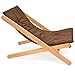 JDBDYA Armchairs Folding Chairs Lounger Armchair with Adjustable Footrest, Ideal for Living Room, Office, Terrace, Non-Slip, for Dining, Lounge and Bedroom Chairs,Brown