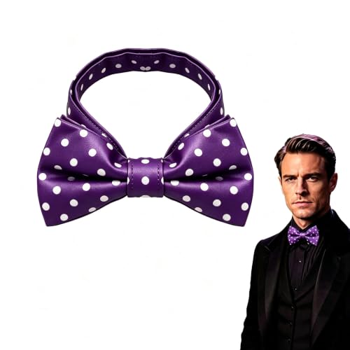 Halloween Clown Costumes Polka Dot Bow Ties for Men Gothic Halloween Outfit